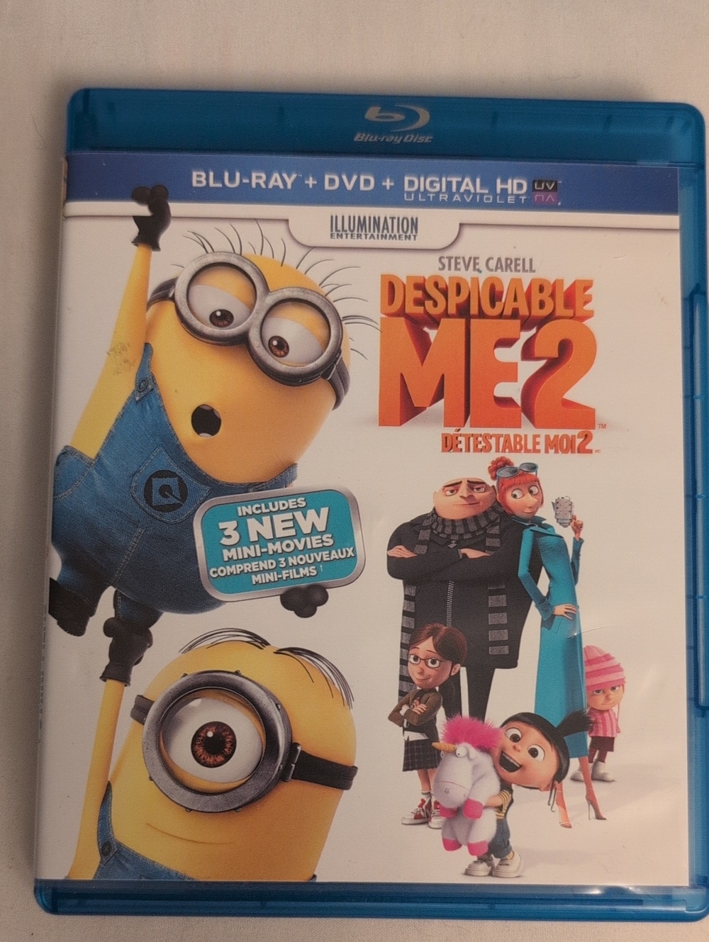 Despicable Me 2 Blu-Ray Minions